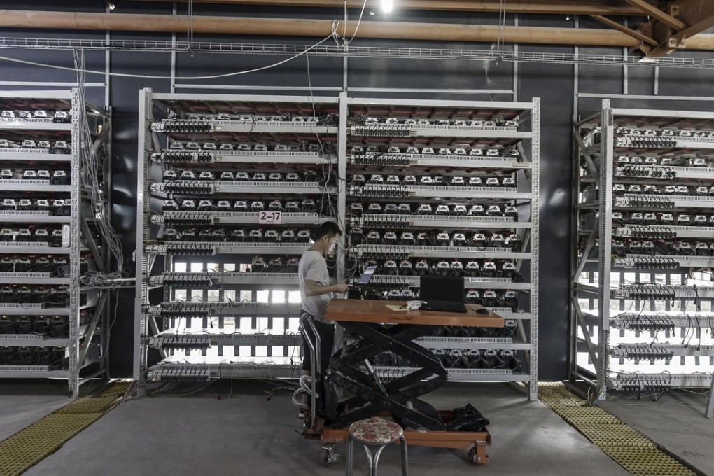China has banned bitcoin exchanges but is yet to clamp down on cryptocurrency mining operations. Photo: Bloomberg