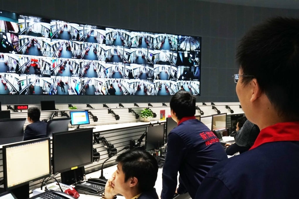 The ultra-clear surveillance is now fully operational on trains running on the Sino-Singapore Guangzhou Knowledge City Line. Photo: China News Service