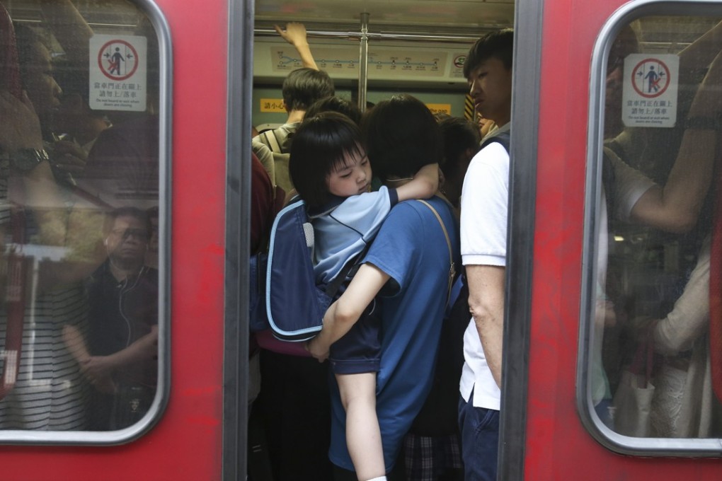 About 5.6 million passenger trips are made on the MTR on a normal weekday in Hong Kong. Photo: David Wong