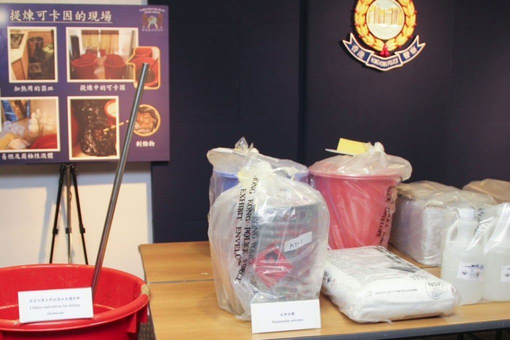 A crack cocaine factory raided by police. The hidden nature of youth drug abuse poses challenges. Photo: Handout