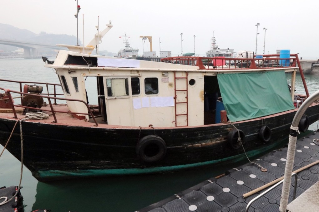 The fishing boat contained a secret compartment measuring 4m by 1m by 1.5m. Photo: Felix Wong