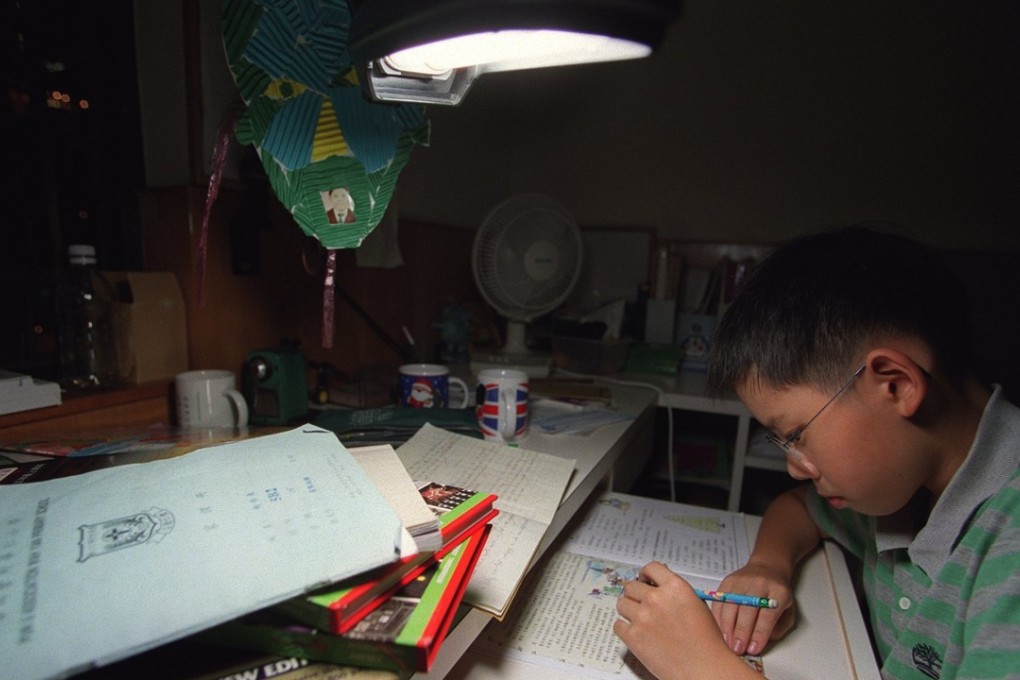A worrying number of pupils in Hong Kong now show signs of depression as a result of being overworked. Photo: SCMP