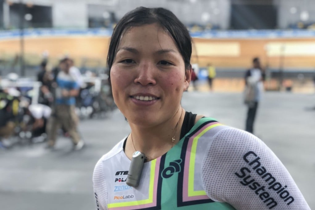 Hong Kong cyclist Jessica Lee competes at the Hong Kong cycling championships in Tseung Kwan O. Photos: Chan Kin-wa