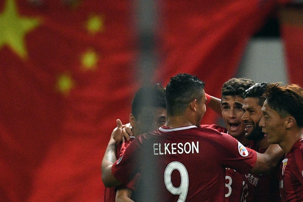 Shanghai SIPG’s Brazilian frontline of Elkeson, Oscar and Hulk have proved an exciting attacking trio to watch. Photo: AFP