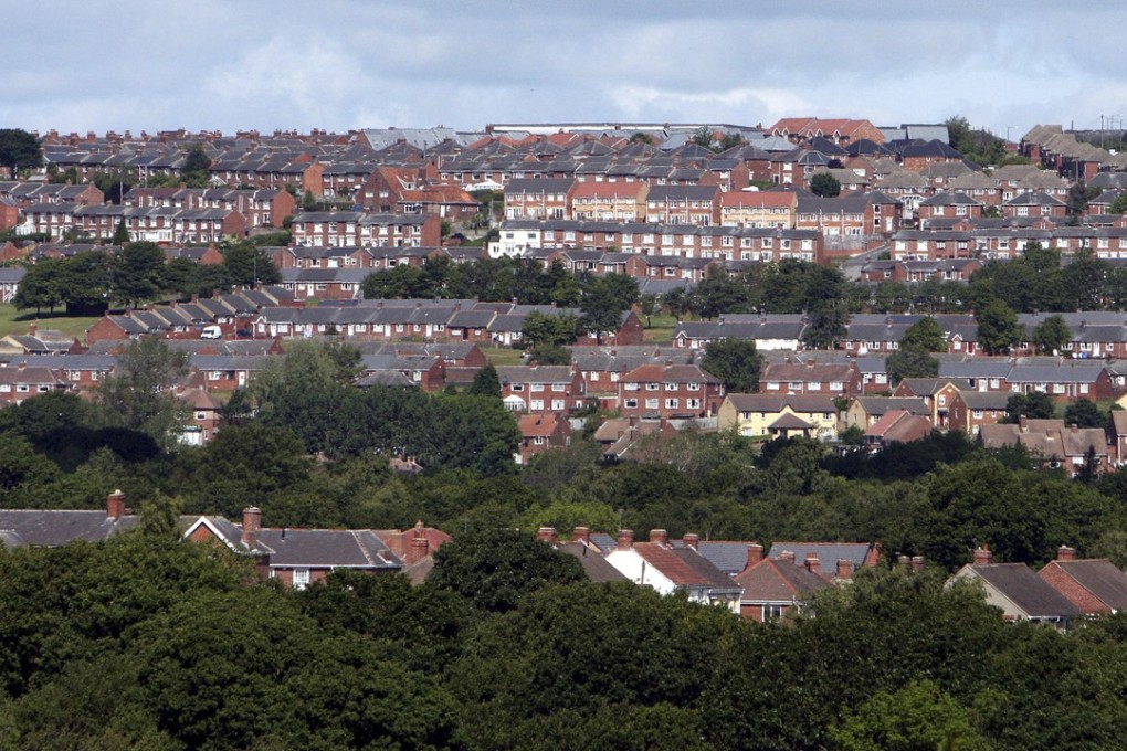 A general view of houses in Stanley, England. Britain is experiencing a housing crisis as homebuilding has not kept pace with demand, driving up property prices. Photo: AP Photo