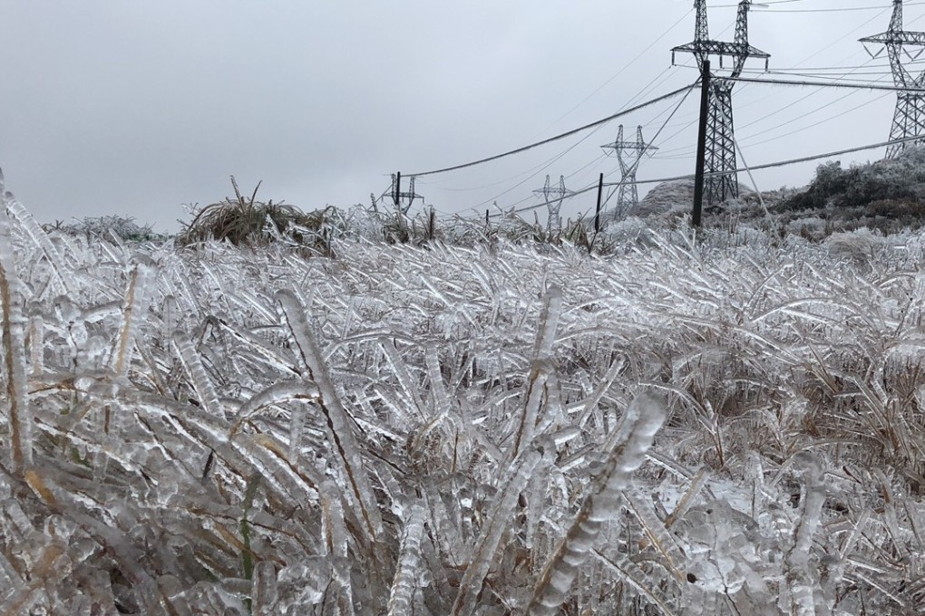 Forecasters warn that energy supplies could be disrupted by a second wave of snowstorms to hit China. Photo: Weibo