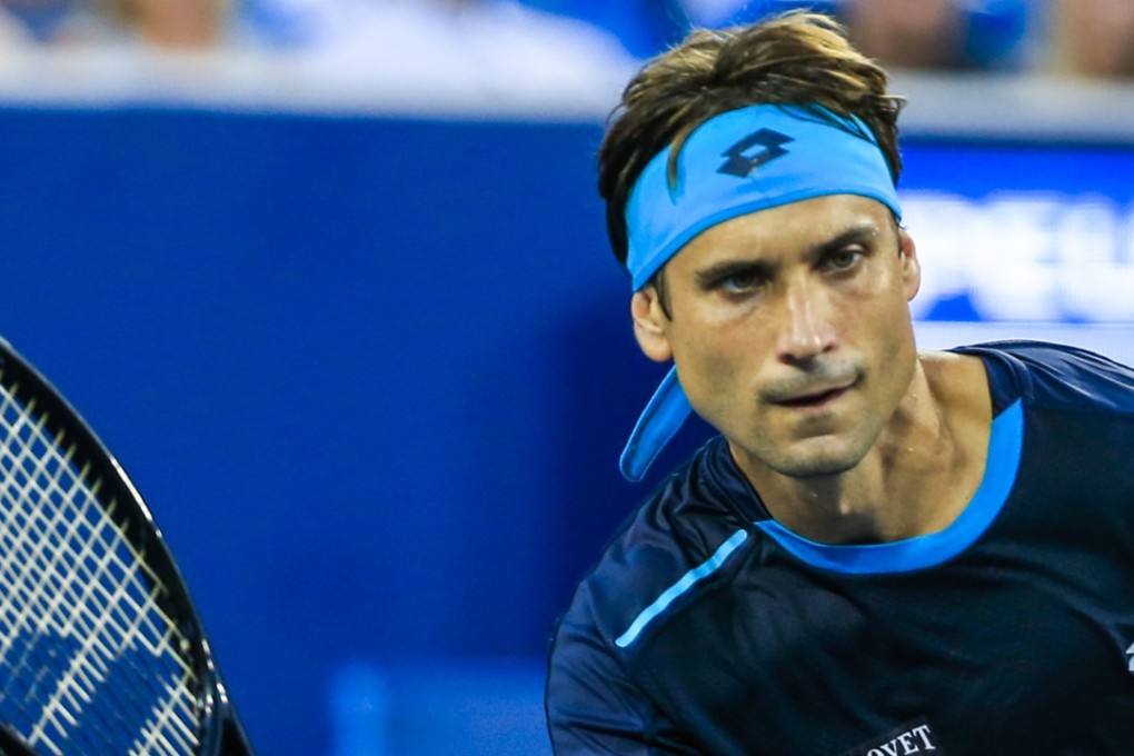 David Ferrer of Spain beat Chinese youngster Wu Yibing in straight sets in Auckland. Photo: EPA