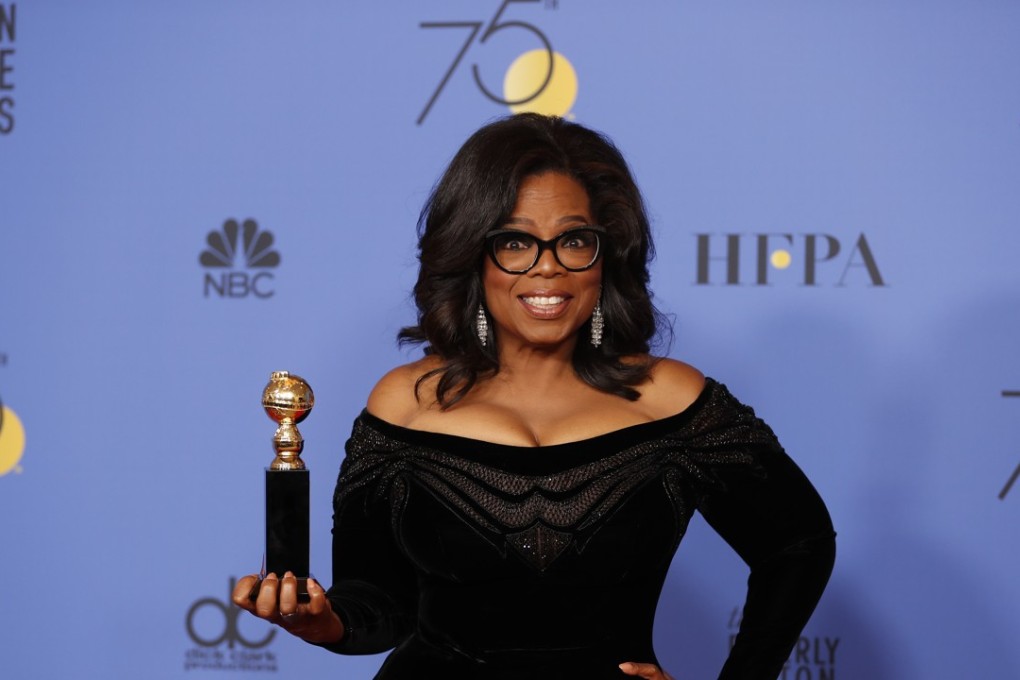 Oprah Winfrey accepted a lifetime achievement award. Photo: TNS