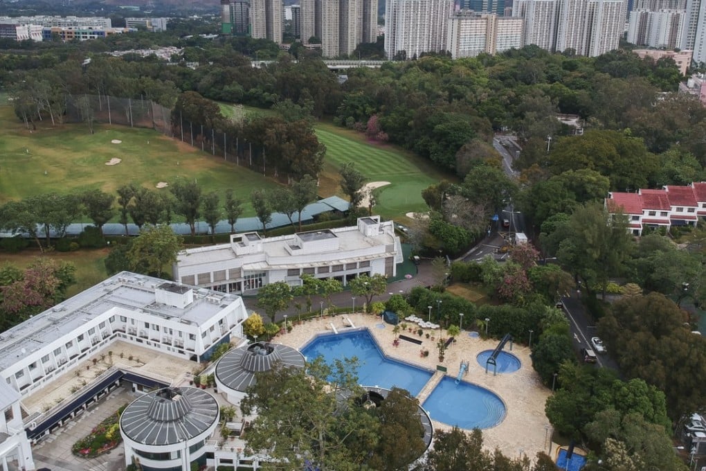 The Hong Kong Golf Club near residential buildings in Fanling, Sheung Shui. Photo: Roy Issa