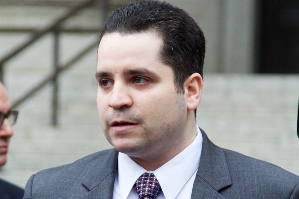 Gilberto Valle leaves court in New York City on December 12, 2014. Dubbed the “cannibal cop” for pursuing dark sexual fetishes involving capturing and cooking women, Valle has published a horror novel. Photo: TNS