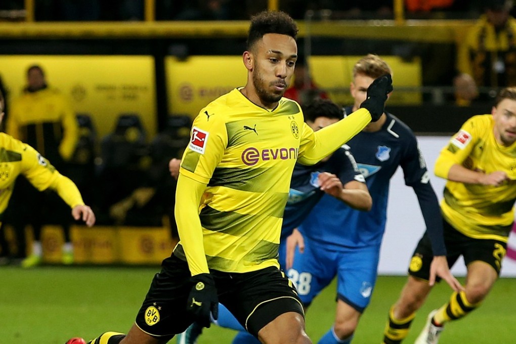 Pierre-Emerick Aubameyang is reported to be the subject of interest from two CSL clubs in this transfer window. Photo: Xinhua