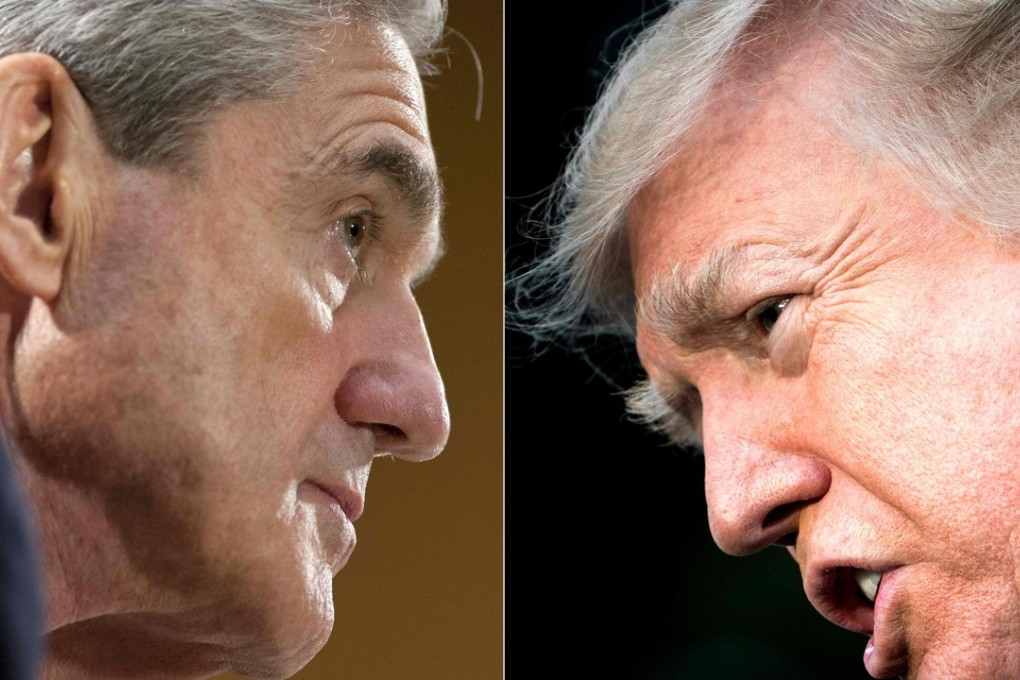Special counsel Robert Mueller and US President Donald Trump. Photo: AFP