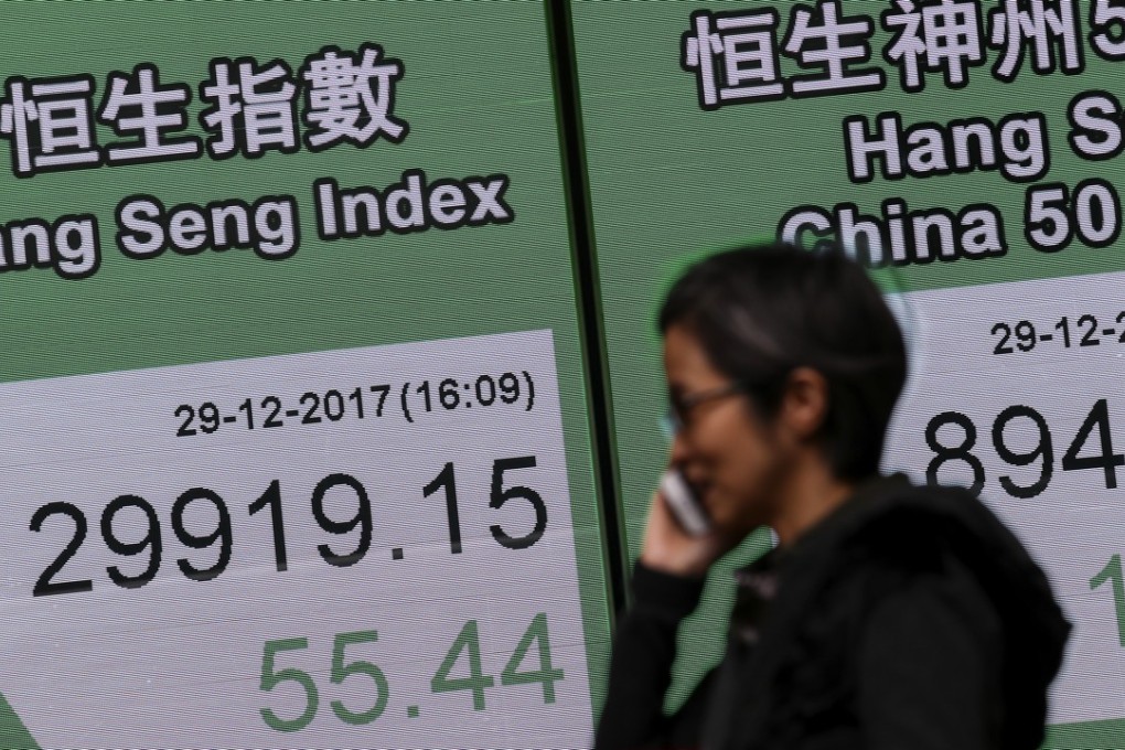 The Hang Seng Index closed above 31,000 on Tuesday. Photo: Nora Tam