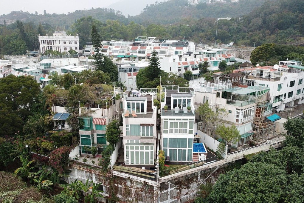 An aerial view of Teresa Cheng's house in Siu Lam, Tuen Mun. Photo: Winson Wong