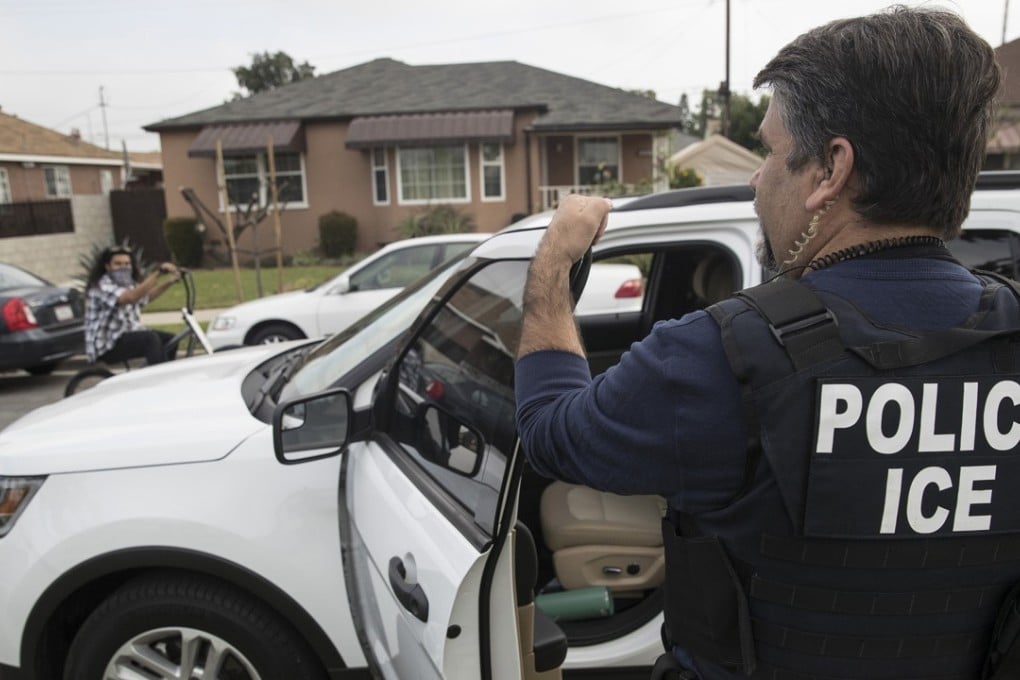 Pictured: An mmigration agent in California on January 3, 2018. A naturalised American has been stripped of his US citizenship because he entered the country illegally from India, a court said. Photo: Los Angeles Times/TNS