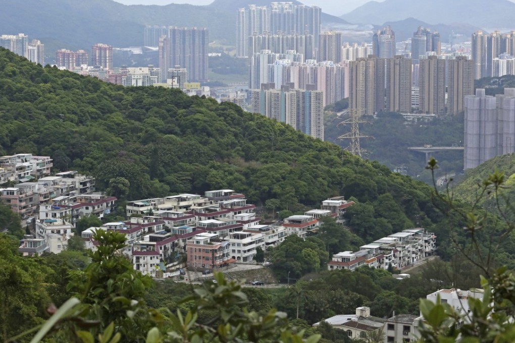 According to a land-use concern group, land rights for nearly a quarter of villas built for indigenous villagers in the New Territories are suspected to have been sold to developers through questionable deals. Photo: Felix Wong