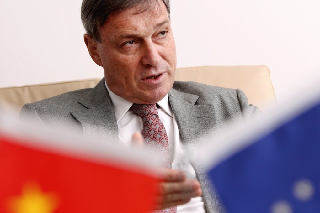 EU ambassador to China Hans Dietmar Schweisgut says the 16+1 grouping is complementary to the broader relationship between China and the European Union. Photo: Simon Song