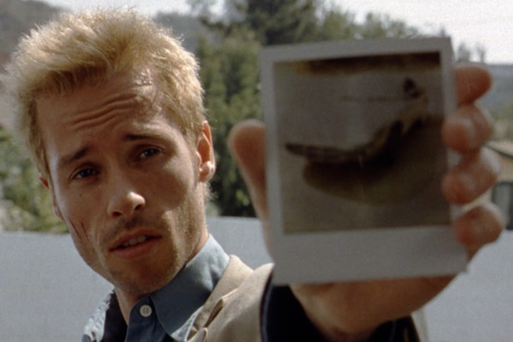 Guy Pearce in Memento.