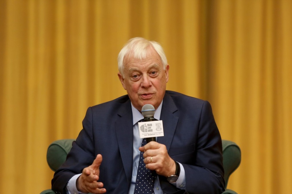 In a recent article in The Guardian, former Hong Kong governor Chris Patten said that without Europe, no one will take Britain seriously, and consequently Britain will lose influence with China. Photo: Xiaomei Chen