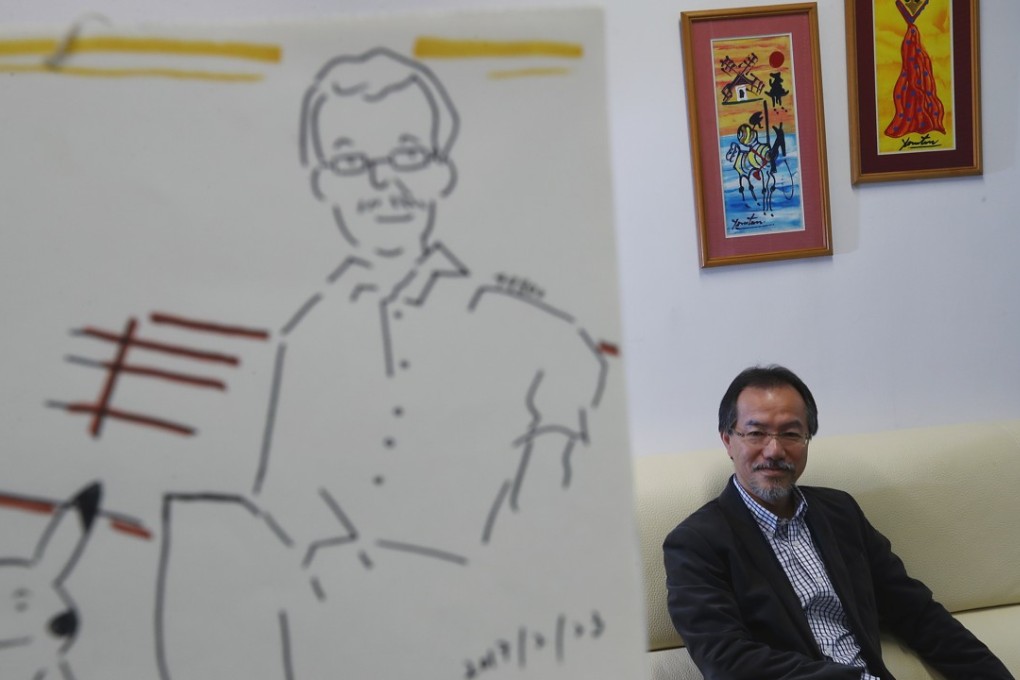 Lawmaker Fernando Cheung at the Legislative Council Complex in Tamar. Photo: Nora Tam