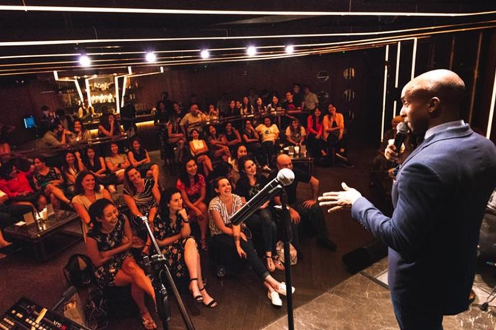 Audience members are invited to the stage to share their dating stories. Photo: Handout