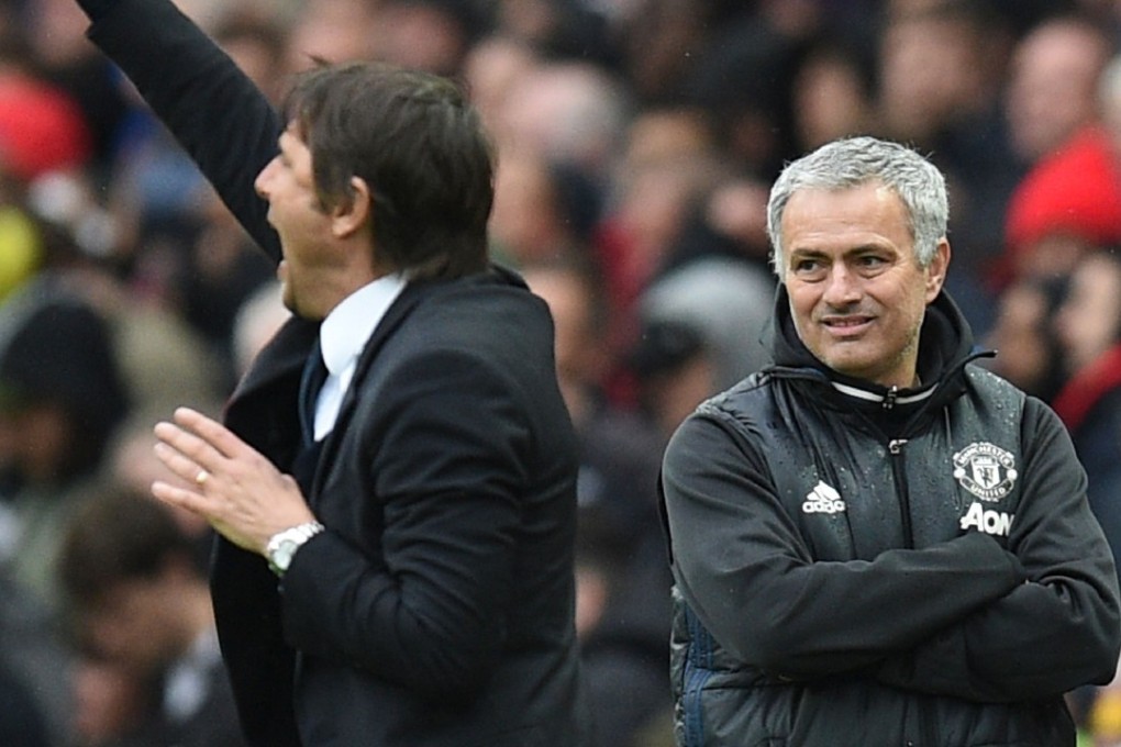 Jose Mourinho’s feud with Antonio Conte stretches back to last season. Photo: AFP