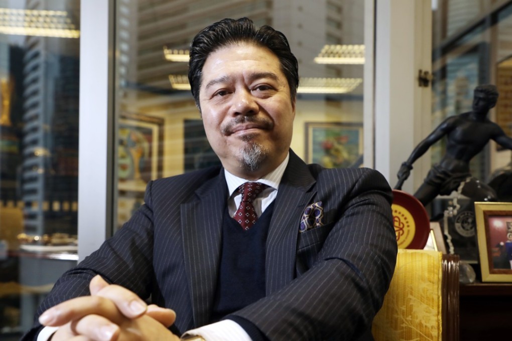 Azmat Mui Moosdeen, chairman of Hong Kong Middle East Chamber of Businessmen. Edward Wong