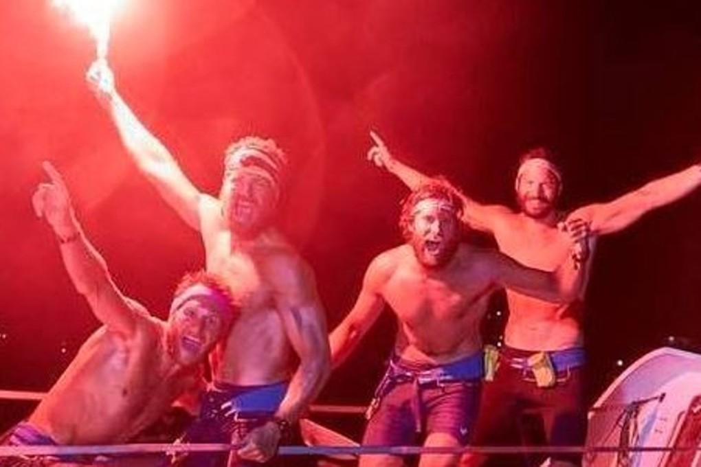 The Four Oarsmen become the first team to row the Atlantic in under 30 days. Photo: Four Oarsmen