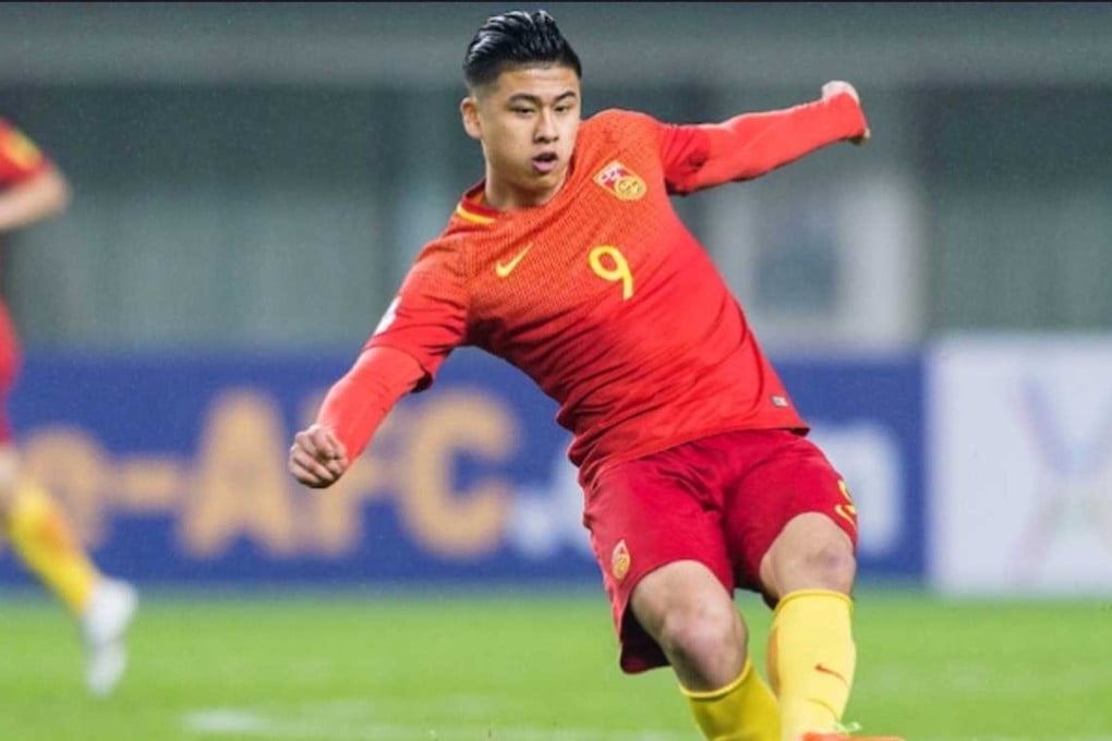 China’s Zhang Yuning in action for the full national team. Photo: Handout