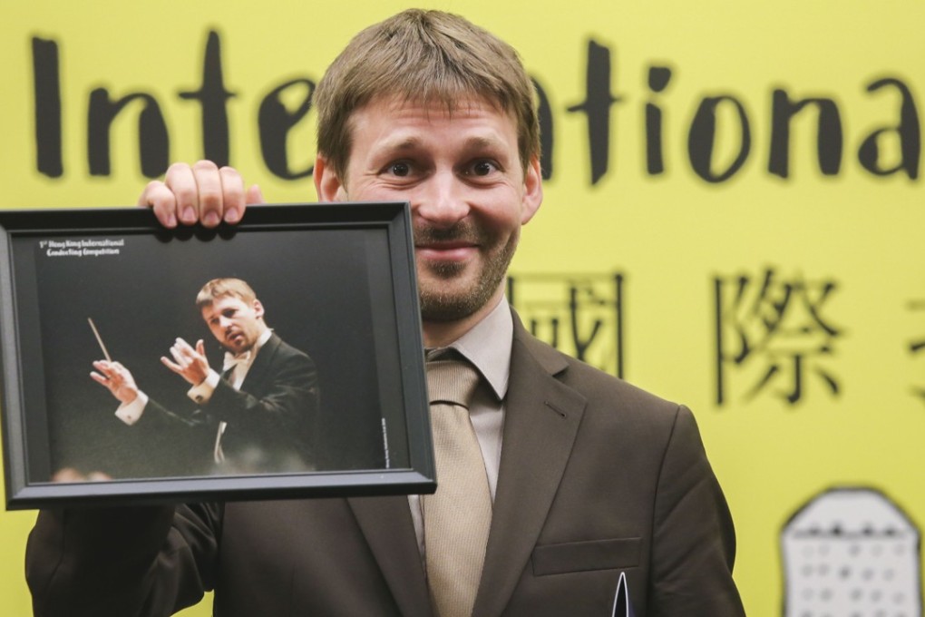 Gabor Kali (pictured) scored the highest mark from an international jury headed by Yip Wing-sie, music director of the Hong Kong Sinfonietta, and Christoph Poppen, its principal guest conductor. Photo: Dickson Lee