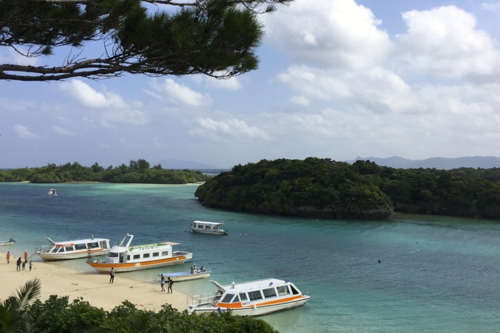 Kabira Bay in Ishigaki, Japan. TripAdvisor placed it top of its Destinations on the Rise list for 2018. Picture: Adam Nebbs