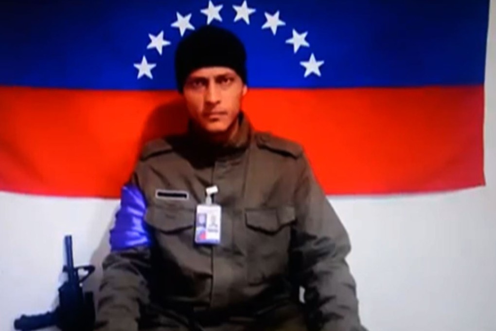 This file photo taken on July 4, 2017, shows rogue Venezuelan police officer Oscar Perez, at an undisclosed location. Photo: Agence France-Presse