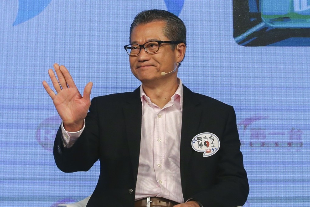 Paul Chan confirmed that the government was heading towards another major surplus this year. Photo: David Wong