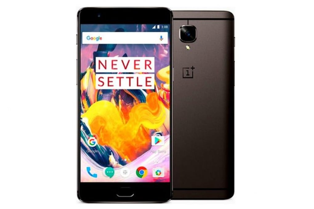 The OnePlus 3T model smartphone. The company has ceased credit card payments on its international website after some customers experienced fraudulent charges. Photo: Handout