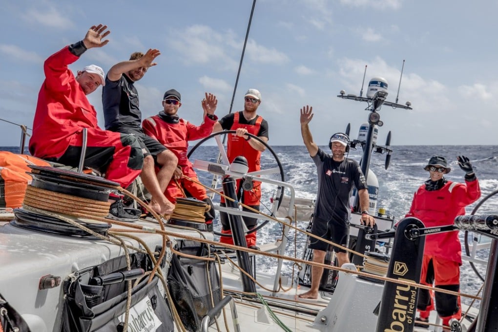 The Sun Hung Kai/Scallywag crew on their way to Hong Kong. Photo: Konrad Frost/Volvo Ocean Race