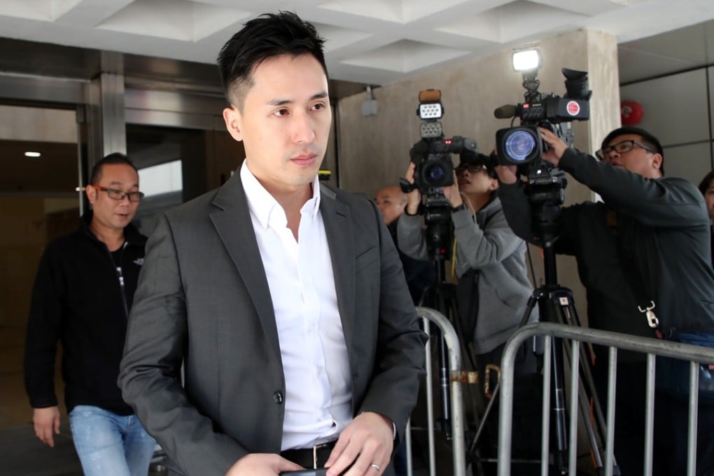 Lau Cheuk-ngai leaves the High Court. Photo: Edward Wong