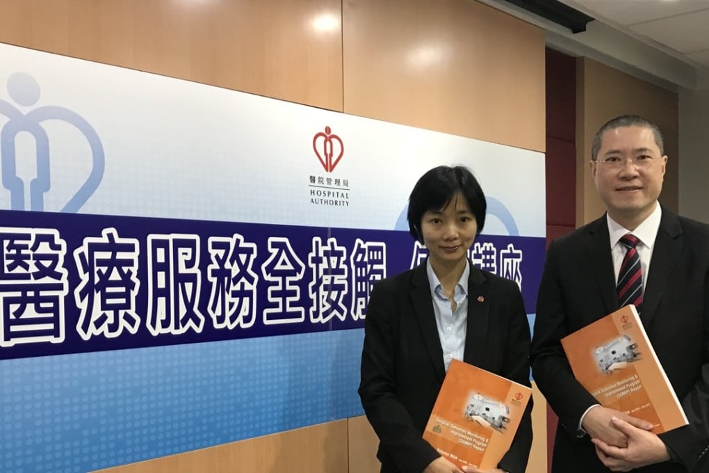 Dr So Wing-yee (left) and Professor Paul Lai of the Hospital Authority. Photo: Elizabeth Cheung