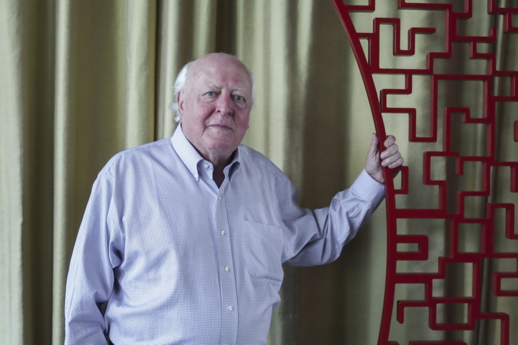 Jonathan Fenby, a former editor of the South China Morning Post, at the Lan Kwai Fong Hotel, in Hong Kong. Picture: Jonathan Wong