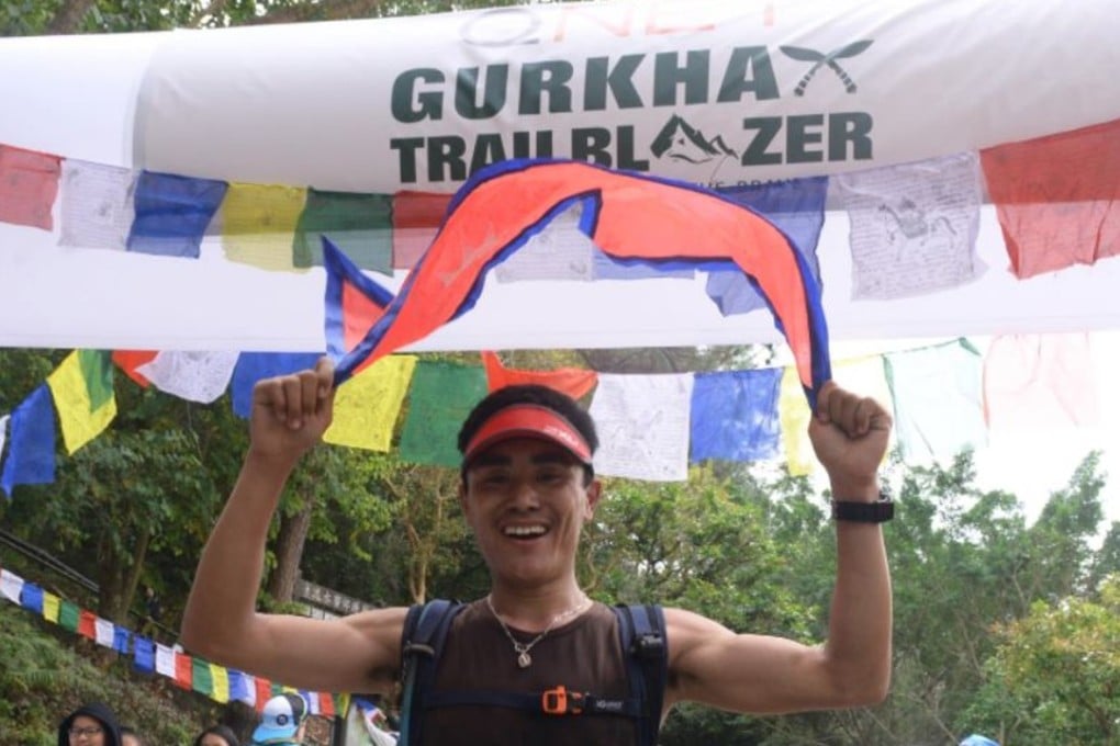 Gurkha Trailblazer winner Tenji Sherpa – the race celebrated Gurkha history, so a Nepalese victor was apt. Photo: Handout