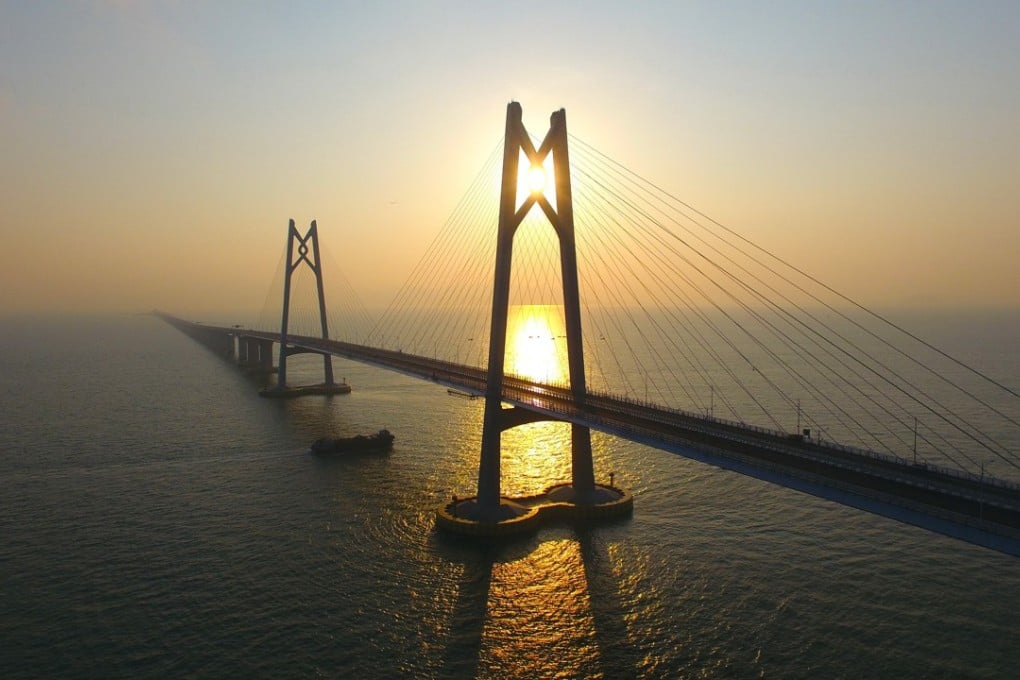 The multibillion-dollar bridge will be the first highway linking Hong Kong with the western part of the Pearl River Delta. Photo: Xinhua