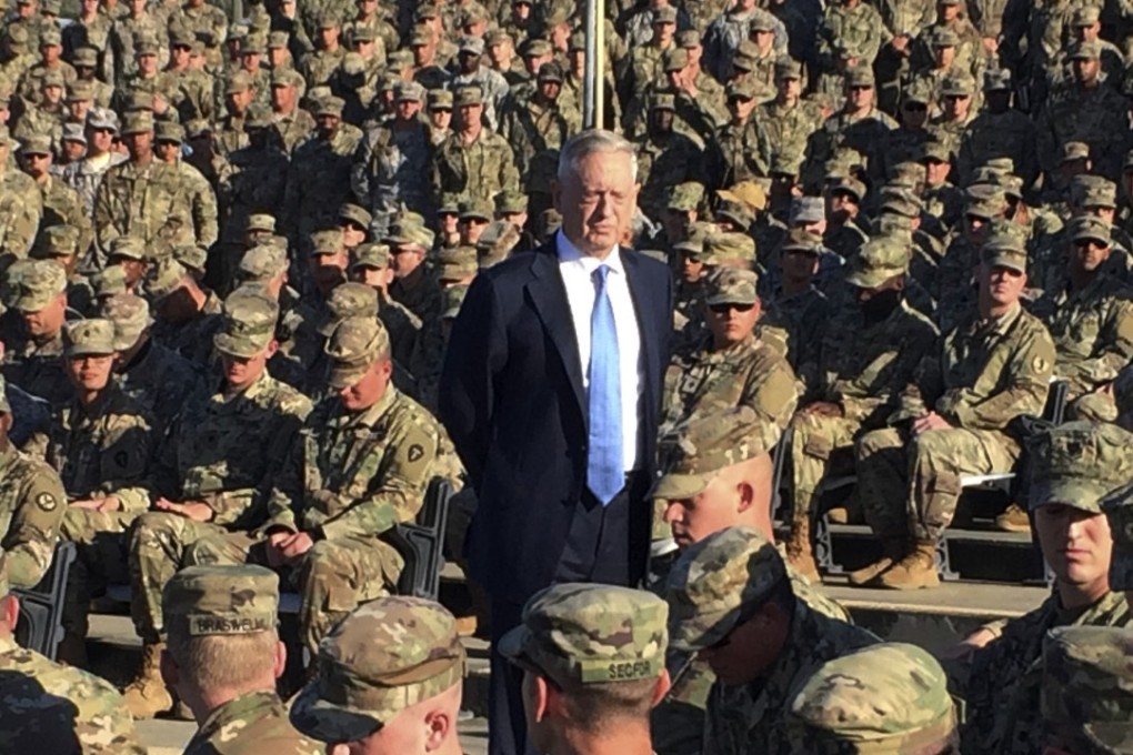 Us Defence Secretary Jim Mattis. File photo: AP