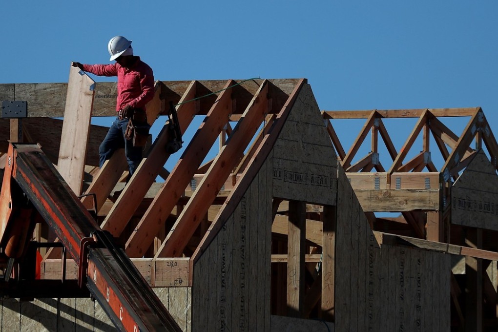 Permits, a proxy for future construction of all types of homes, slid 0.1 per cent last month. Photo: AFP