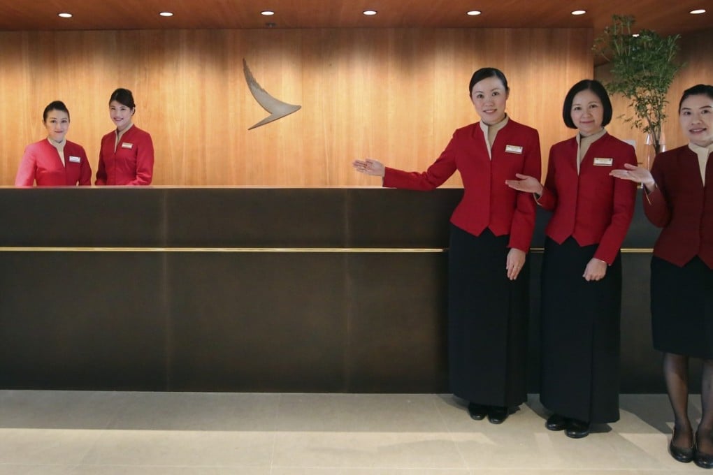 Cathay Pacific’s The Pier business-class lounge. Photo: Edward Wong