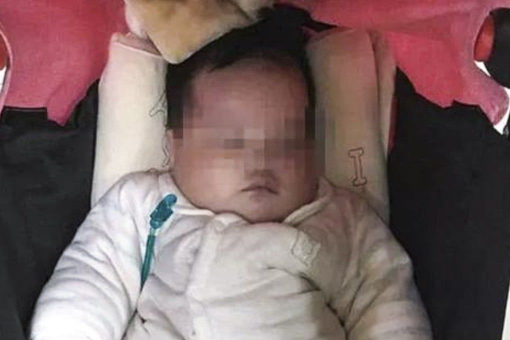 The abandoned child is about six months old and has epilepsy. Photo: News.163.com