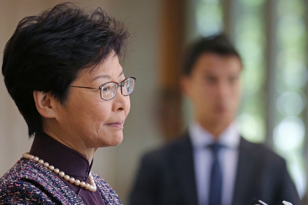 Chief Executive Carrie Lam Cheng Yuet-ngor highlighted innovation and research in her maiden policy address last year. Photo: Dickson Lee