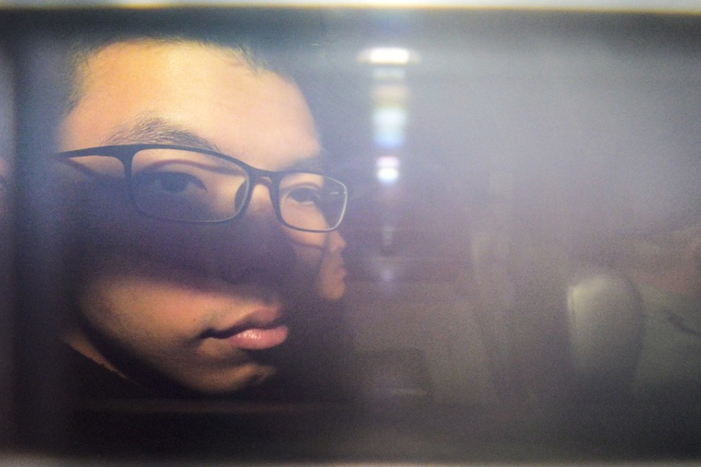 Joshua Wong arrives at the High Court on Tuesday. Photo: K.Y. Cheng