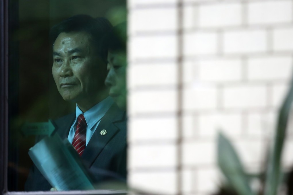 Lingnan University president Leonard Cheng has had a fractious relationship with students since taking office in 2013. Photo: Nora Tam