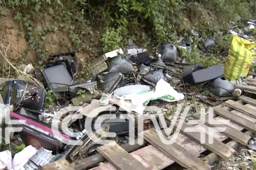 Some of the rubbish found during the police raids. Photo: Cctvplus.com