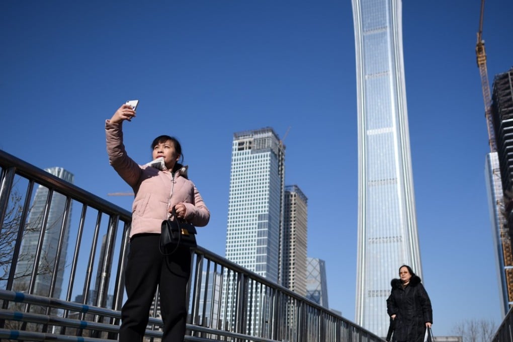 It’s nothing but blue skies in Beijing – for now. Photo: AFP