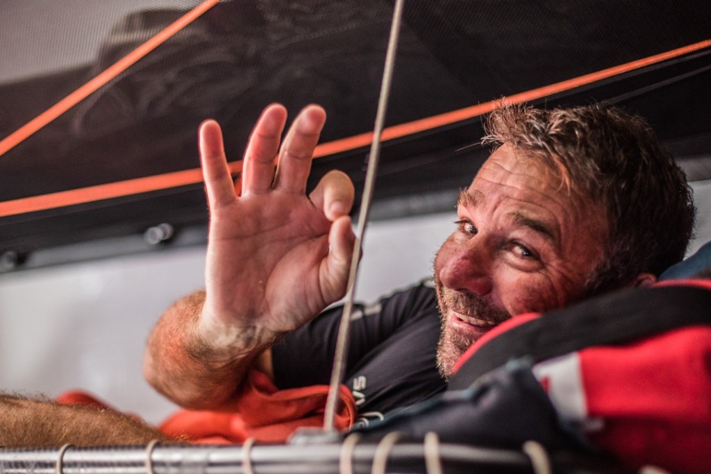 It all turned out fine for Scallywag skipper David Witt. Photo: Konrad Frost/Volvo Ocean Race